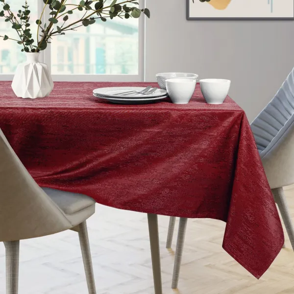 Obrus AmeliaHome VESTA vínový, veľkosť 155x155