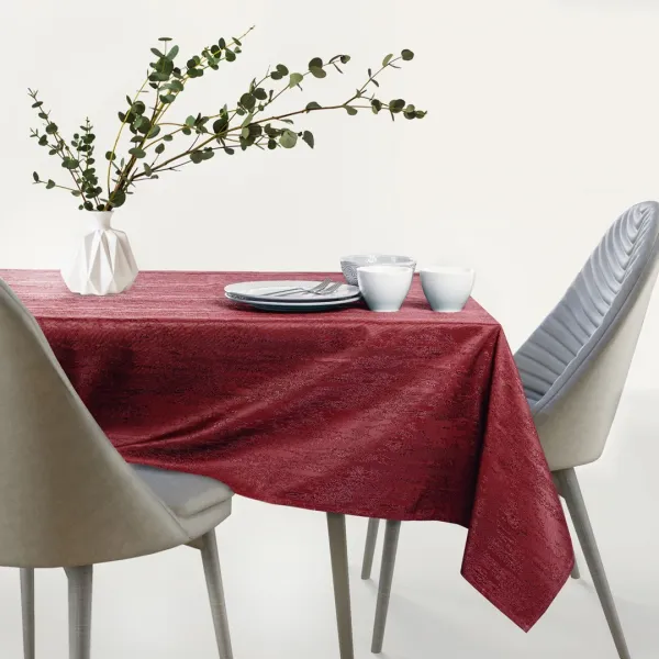 Obrus AmeliaHome VESTA vínový, veľkosť 155x155