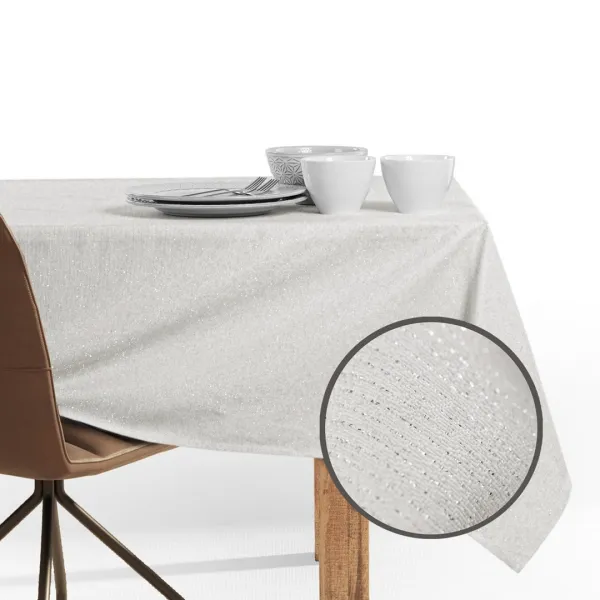 Běhoun na stůl DecoKing Sparkle krémový, veľkosť 30x80