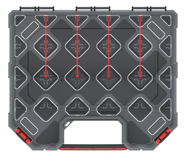 Prosperplast Organizér TAMON II černo-červený, varianta 28,4 cm