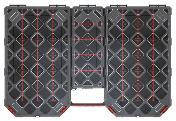 Prosperplast Organizér TAMON II černo-červený, varianta 28,4 cm