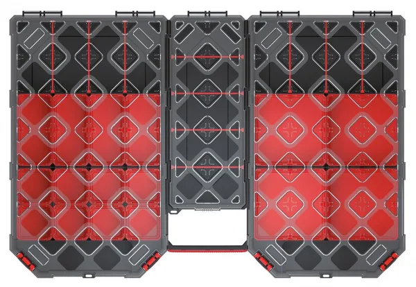 Prosperplast Organizér TAMON VIII černo-červený, varianta 57,7 cm