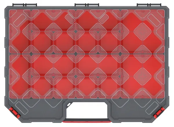 Prosperplast Organizér TAMON IV černo-červený, varianta 39 cm