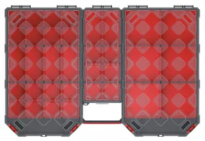 Prosperplast Organizér TAMON IV černo-červený, varianta 39 cm