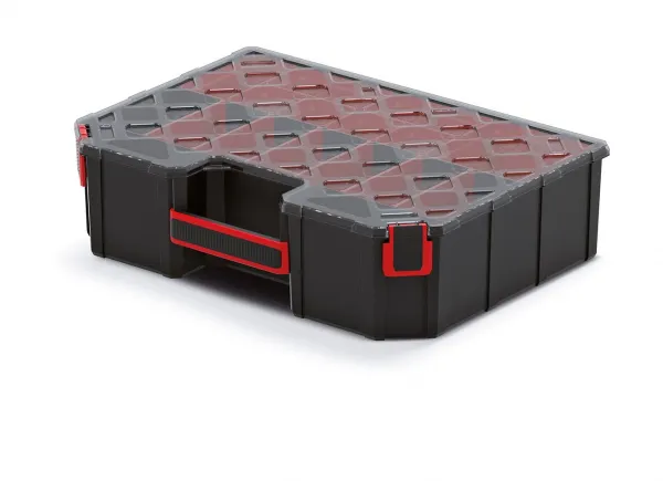 Prosperplast Organizér TAMON VIII černo-červený, varianta 57,7 cm