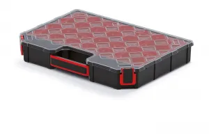Prosperplast Organizér TAMON IV černo-červený, varianta 39 cm
