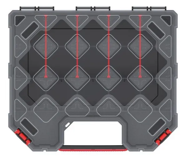 Prosperplast Organizér TAMON X černo-červený, variant 28,4 cm