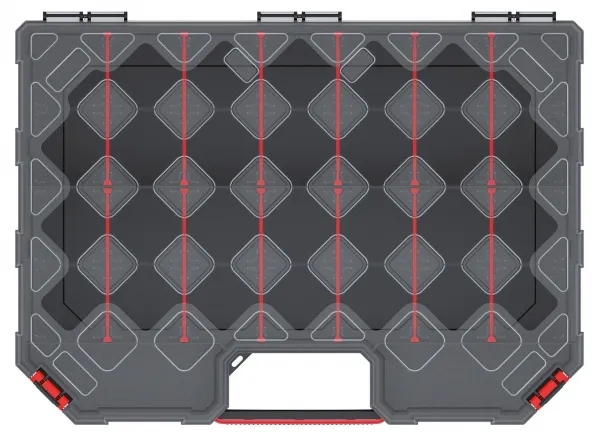 Prosperplast Organizér TAMON V černo-červený, varianta 39 cm