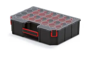 Prosperplast Organizér TAMON X černo-červený, variant 28,4 cm