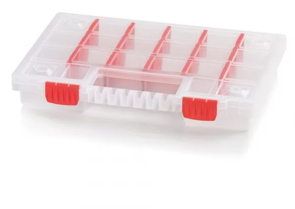Prosperplast Organizér ZERGOT 34,4 x 24,9 x 5 cm červený