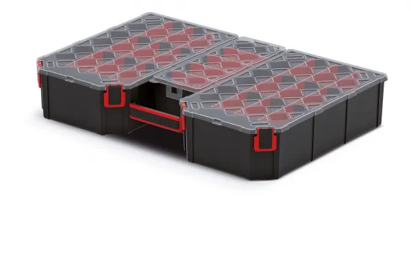 Prosperplast Organizér TAMON X černo-červený, variant 28,4 cm