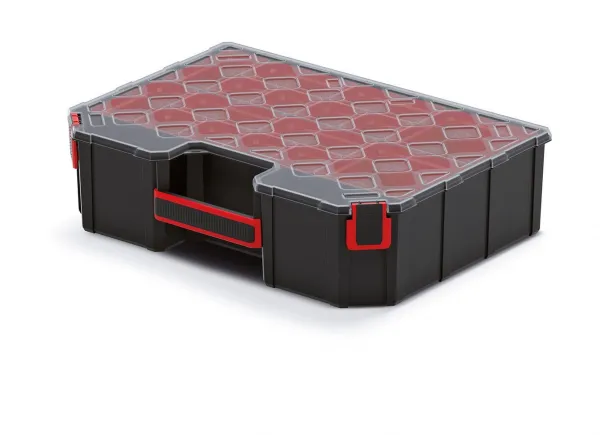 Prosperplast Organizér TAMON IX černo-červený, variant 28,4 cm