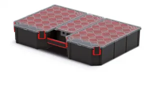 Prosperplast Organizér TAMON IX černo-červený, variant 28,4 cm