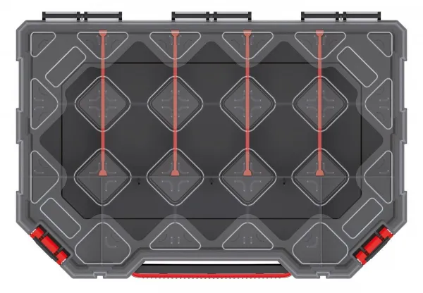 Prosperplast Organizér TAMON V černo-červený, varianta 39 cm