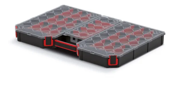 Prosperplast Organizér TAMON V černo-červený, varianta 39 cm