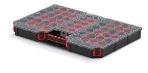 Prosperplast Organizér TAMON V černo-červený, varianta 39 cm