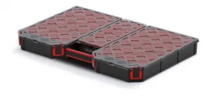 Prosperplast Organizér TAMON černo-červený, varianta 577x390x60 mm