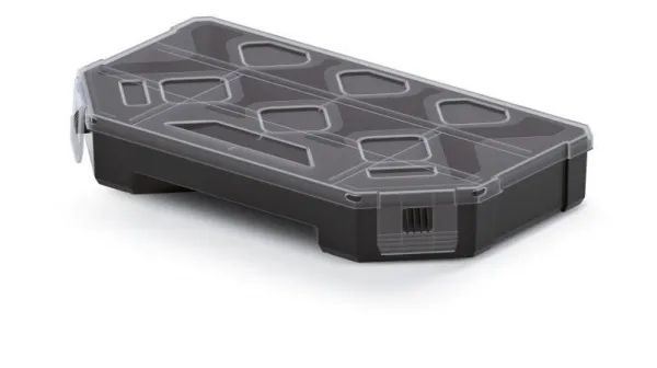 Prosperplast Organizér TAMON černý, varianta 19,5 cm