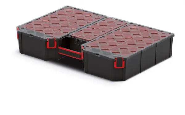 Prosperplast Organizér TAMON VI černo-červený, varianta 39 cm