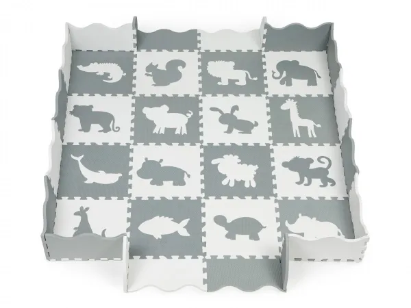 Penová podložka s plotom puzzle suchý bazén 36 kusov
