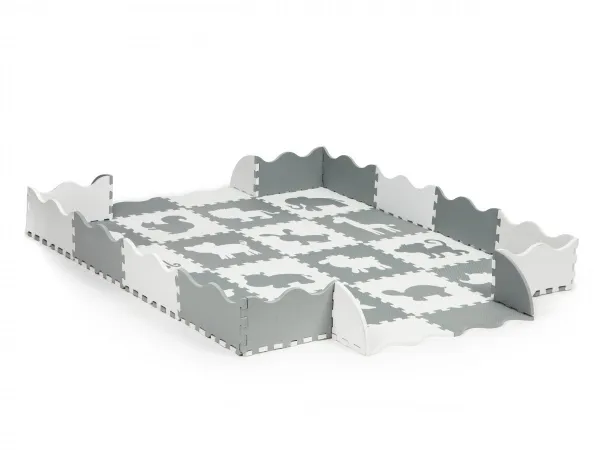 Penová podložka s plotom puzzle suchý bazén 36 kusov