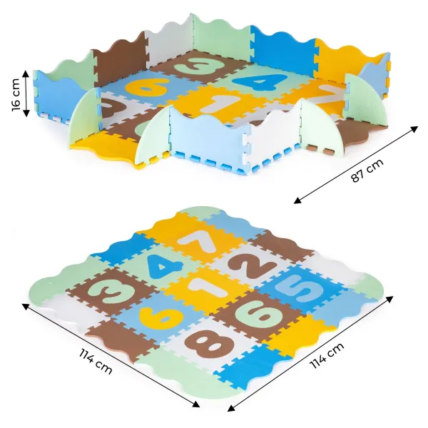 Vzdelávacia penová podložka puzzle pre deti T25360