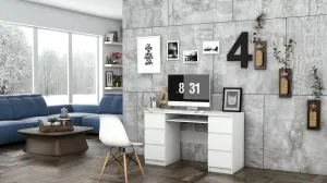 TP Living Písací stôl KUBA biely