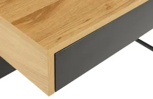 Actona Písací stôl Reece divoký dub/čierny