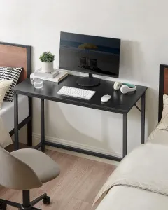 SONGMICS Písací stôl Vasagle Pyralatch čierny