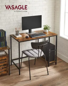 SONGMICS Písací stôl Vasagle Vragler hnedý