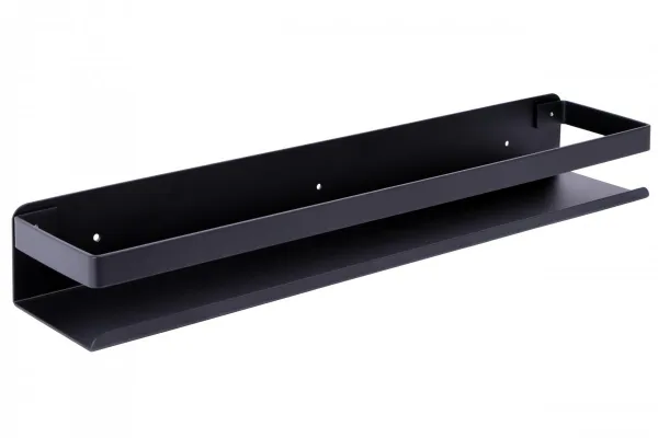 Kúpeľňová polička Megara Loft 50 cm čierna