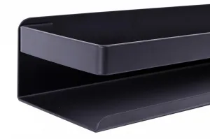 Kúpeľňová polička Megara Loft 50 cm čierna