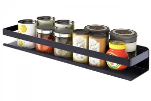 Kúpeľňová polička Megara Loft 50 cm čierna