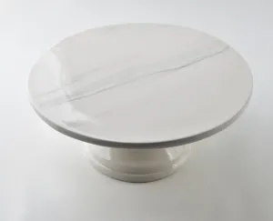 Affekdesign Porcelánový podnos LOUISE GREY Patera 25 cm biely