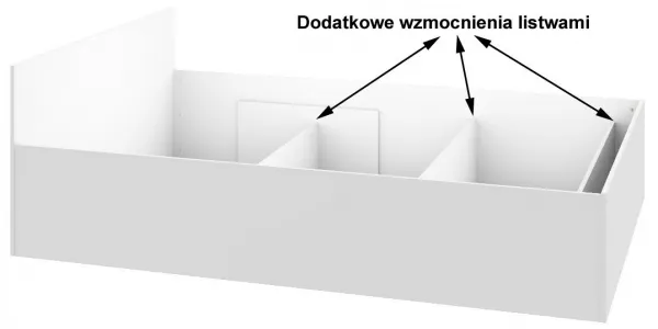 Ak furniture Posteľ CLP 90x200 cm s roštom biela