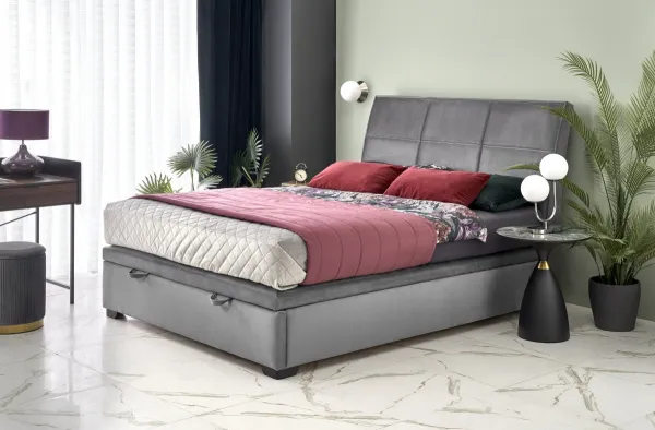 HALMAR Posteľ CONTINENTAL 2 160x200 sivá