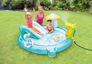 Bazénik Intex® 57165, Gator play center, detský, nafukovací, 201x170x84 cm