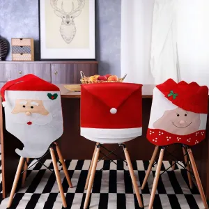 Tutumi Sada 2 ks potahů na židle SANTA červená