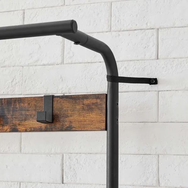 SONGMICS Predsieňový vešiak s botníkom Vasagle Lena 84 cm hnedý