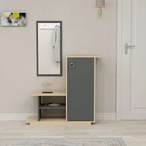 Hanah Home Predsieňová stena Asia dub/antracit