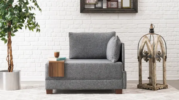 Kreslo / Jednomiestna pohovka Fly Armchair Right - Grey