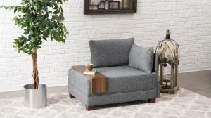 Kreslo / Jednomiestna pohovka Fly Armchair Right - Grey