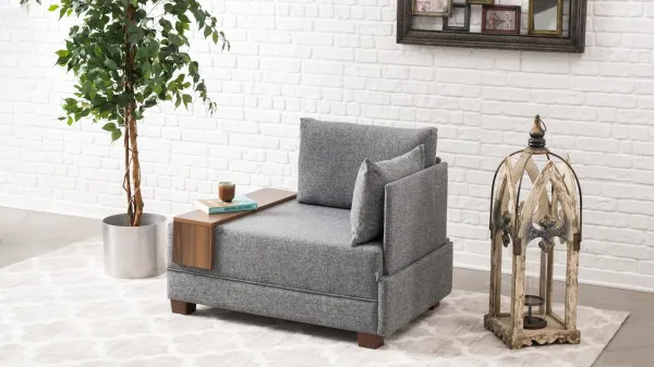 Kreslo / Jednomiestna pohovka Fly Armchair Right - Grey