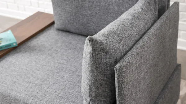 Kreslo / Jednomiestna pohovka Fly Armchair Right - Grey