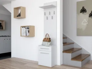 TP Living Predsieňová skriňa Duo biela matná