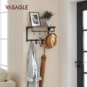 SONGMICS Predsieňový vešiak Vasagle Monteco čierny