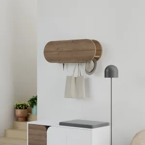 Predsieňový vešiak Houseland Kroma dub tmavý
