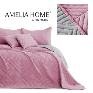 AmeliaHome Prehoz na posteľ Sofia ružový, velikost 220x240