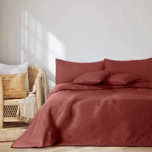 Prikrývka na posteľ AmeliaHome Meadore IV ružová, veľkosť 240x260