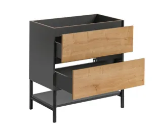 Comad Prídavná polica k nohám skrinky Monako 881 60 cm sivá